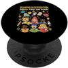 First Day Retro Structured Literacy Acad Reading Intervention Squad Primo Giorno Pronto alfabetizzazione fonica PopSockets PopGrip Adesivo