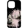 Leuchtturm und Meer Motive Anker Custodia per iPhone 14 Pro Max Barca a vela nautica con faro vintage