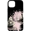 Leuchtturm und Meer Motive Anker Custodia per iPhone 15 Plus Barca a vela nautica con faro vintage