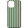 Elegant Geometric Vertical Lines Pattern Custodia per iPhone 12 Pro Max Linee Verticali Estetiche A Strisce Verdi Menta E Marrone Carino