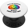 Cervelli in fuga Kawaii Rainbow Dumpling squishy Raviolo divertente cutie PopSockets PopGrip Adesivo