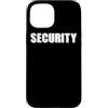 SECURITY Sicherheitsdienst Bekleidung Mi Custodia per iPhone 15 Stampa su fronte e retro di Security Security Guard Service