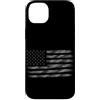 American Flag Camo Patriotic Military Gr Custodia per iPhone 14 Plus Bandiera militare militare americana grigia mimetica americana patriottica