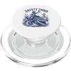 Swamp Cowboy Gator Rider Humor Sicurezza Terza Birra Bere Palude Cowboy PopSockets PopGrip per MagSafe