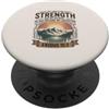 Bible Verse Shirts Il Signore è la mia forza e la mia difesa Esodo 15:2 PopSockets PopGrip Adesivo