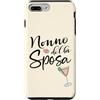 ENGAGEMENT WEDDING HONEYMOON MARRIED HEA Custodia per iPhone 7 Plus/8 Plus Matrimonio Italia Nonno della Sposa