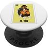 Regalos Graciosos en Español Funny Mexican Design for Uncle - El Tio PopSockets PopGrip Adesivo