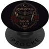 Romantic Fantasy Readers Romantasy Book Gothic Romantasy Reader Moonlit Roses and Sword Vibe PopSockets PopGrip Adesivo