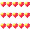Gatuida Spilla a forma di cuore luminoso a LED da 15 pezzi - Distintivo lampeggiante a forma di cuore rosso per San e Natale - Decorazione con spilla da bavero per festa di nozze per donne