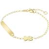 Time RoaD Bracciale Gourmette Oro Neonato in 9K Animal FG00065/14
