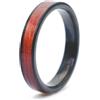 fablano Anelli in legno [100% naturale] per anelli da donna e da uomo - a scelta come anello oro, anello argento, anello nero e anello oro rosa - perfetto fedi nuziali, anello di fidanzamento da