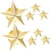 Beavorty Spilla a Stella a Cinque Punte Oro, 8 Pezzi in Lega | Decorazione per Giacche e Abiti, per Lavori Creativi e San Valentino, Stile Delicato e Moda