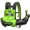 Greenworks Soffiatore a Batteria 24V Premium, Motore Brushless ad Alta Efficienza, 14,58 m³/min, 209 km/h, Tecnologia QUIETFORCE, Cruise Control - Solo Utensile BL24515A1