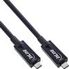 Inline Cavo AOC USB 3.2 Gen 2, USB-C maschio/maschio, nero, 7,5 m