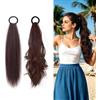 Kinesgsg 2 Pezzi Coda Capelli Extension, 2 Forme, Coda Capelli con Coulisse Extension, Facile da Indossare, Cavallo Codas Capellis Estensione, Look Naturale 100%, per Celebrazione Festa Banchetti
