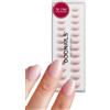 DOONAILS® Soft Gel Press On Nails 30er Set Ballerina - Round Short Pink - Unghie finte da incollare, unghie finte a copertura totale, qualità da salone