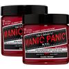Manic Panic Cleo Rose Classic Cream, colore rosso semipermanente vegano e cruelty-free, 2 x 118 ml