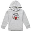 Stranger Things Unisex Kids Hellfire Club Youth Kids Boy/Girls Pull-Over Hoodie, Athletic Heather Hooded Sweatshirt (Pack of 1)