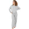 TRAMAS+ Pijama Angorina Mujer Set di Pigiama, Gris, L Donna