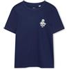 Timberland T60213 Maglietta da ragazzo, Blu Cina, 12 anni