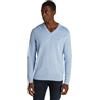 Tommy Hilfiger Pullover Uomo Cashmere V Neck Pullover in Maglia, Blu (Vessel Blue Heather), 3XL