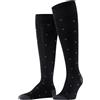 FALKE Dot M Kh cotone al ginocchio fantasia 1 paio, Calzini lunghi Uomo, Grigio Anthracite Melange 3096, 39-42
