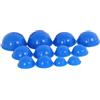 Colcolo 12x Coppette sottovuoto in silicone Accessori per estrattori per lattine Cura personale Coppettazione in silicone professionale flessibile e facile da, Blu