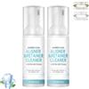 Generico 60ml Aligner & Retainer Cleaner Schiuma,Soluzione Trasparente Per Le Protezioni Della Bocca, Menta Fresca Schiuma Di Pulizia Delicata Per Allineatori Trasparenti (2pcs)