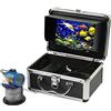 AMRTTWY Macchina fotografica subacquea, Macchina Fotografica Subacquea Per La Pesca 7 Pollici 1000TVL IP68 Impermeabile 15M 30M Ghiaccio/Mare/Fiume Per Fish Finder(30m)