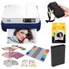 KODAK Smile Classic Camera Istantanea Digitale, Foto 16MP, Bluetooth, 35 Stampe/Carica, con Confezione Carta 3.5x4.25 inch, ZINK e Cornici Adesive, Nero
