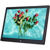 XYIANG 15.4 pollici Digital Photo Frame HD IPS Touch Screen, Photo Music Video Player, Calendario sveglia, telecomando, USB/Sd