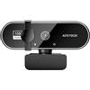 Helilyco Webcam USB con risoluzione 4K per lezioni online Collaborazione video e attività di streaming Funziona con sistemi operativi comuni (1080P)