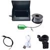AMRTTWY Macchina fotografica subacquea, Video Fish Finder Kit Telecamera Da Pesca Visione Notturna Oscura Schermo Monitor LCD 4,3/5 Pollici Dispositivo Set Subacqueo Con Profondità Di 50 M(Set-a 4.3 Inch)