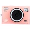 Annadue Fotocamera Digitale 4K Fotocamera per Vlogging WiFi da 64 MP con Zoom 18X Messa a Fuoco Automatica Luce di Riempimento Batteria da 1350 MAh per Studenti Adolescenti (PINK)