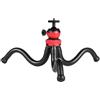 Tsophreniq Octopuses - Treppiede per fotocamera DSLR e telefono, con base antiscivolo e design leggero, grande treppiede nero a forma di polpo