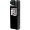 BOSREROY L9 Mini Body Camera con Registrazione Audio e Video, WiFi Abilitato, Visione Notturna, Obiettivo Rotabile a 180 Gradi, Rilevazione di Movimento, Fotocamera Sportiva Portatile per Interni ed Esterni