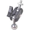 Tsophreniq Giunto sferico Montaggio 1/4 di pollice Filettatura Maschio a 17mm Twirling Base per Webcam Tablet Supporto Accessori Staccabile Cintura Da Polso Clip Fotocamera
