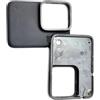 Generico Compatibile con il pannello frontale GoPro Hero7 bianco argento nero | Frontalino anteriore di precisione, perfetto for la riparazione e la sostituzione della action camera(Hero 7 Silver)