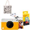 Kodak Printomatic Fotocamera istantanea (Giallo) Starter kit con borsa a tracolla