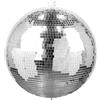 Fuzzix MB40 - Sfera sfaccettata da 40 cm, con anelli di fissaggio, sfera da appendere, leggera, facile da installare, specchio vero, ideale per serate in atmosfera da discoteca