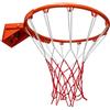 Aoneky Canestro da Basket da Muro Φ45 cm, con Rete in Nylon e 2 Molle a Compressione, Anello in Acciaio Massiccio da 18mm, Tabellone per Allenamento di Basket Interno e Esterno