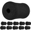 DOITOOL 12 Pezzi Copertura in Spugna per Rullo Gambe Macchina Fitness, Protezione Diametro Interno 22mm e Diametro Esterno 75mm per Panche Pesi