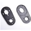 Vasiumic Staffa di montaggio per motore per skateboard elettrico per motori 6354 6368 6374, in lega di alluminio, compatibile con parti di ricambio per longboard fai da te serie 63
