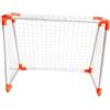 FytStycale Porta da Calcio per Bambini, Rete Portatile per Allenamento, Set di Gioco Sportivo per Interni ed Esterni, Porta da Calcio per Parco, Giardino e Area, Orangina