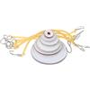 MOKKHNB Set di 6 Bersagli Fascia Elastica in Fibra Super, Tappetini a 3 Strati per Allenamento, Diametri 2-8cm, Alta visibilità per Migliorare la Tecnica All'aperto