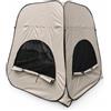 RNXRZANK da Campeggio Automatica per 4-6 Persone con Zanzariera Integrata, Resistente all'Acqua, per relax, Argento, 2 * 2 * 1.9 metri