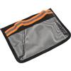 JECOMPRIS Borsa Porta Racchetta da Ping Pong Ultralight Oxford Nero con Tasche Dedicate e Divisori Integrati per Allenamento Quotidiano e Partite