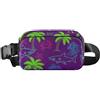 JUNZAN marsupio resistente dello strappo di sport dei durevoli per camminare | Anti sudore strato esterno viaggio hip pouch quotidiano città shopping creature marine
