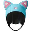 Generico Cat Ears Dive Hood, Adjustable Full Coverage Hat for Women | Neoprene Thermal Wetsuit Hood, Keep Warm Sunshade Swim Cap with Flow Vent for Snorkeling, Diving, Surfing, Swimming