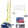 Generic Rete da badminton da pallavolo con pali autoportanti per allenamento al chiuso e all'aperto, set portatile per campo da badminton e rete da pallavolo per giocare in giardino